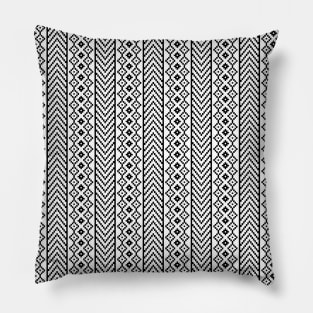 Gaucho Pampa Pattern B/N 02 Pillow