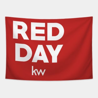 We Love Red Day Tapestry