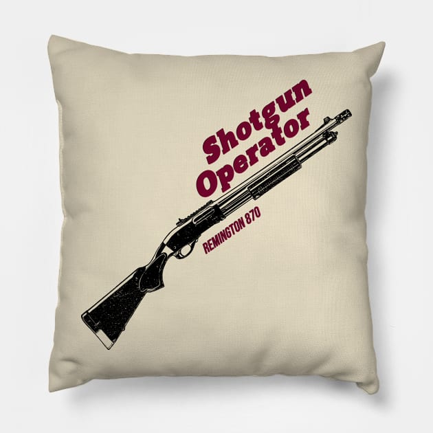 SHOTGUN Pillow by Cataraga