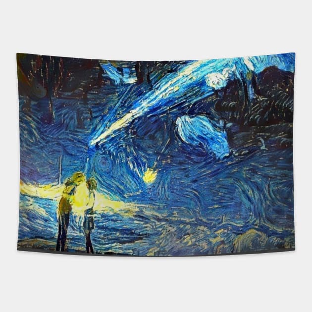 Your Name Kimi no Na wa Tapestry by Starry Night