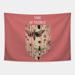 Avant-garde linear print insects Tapestry