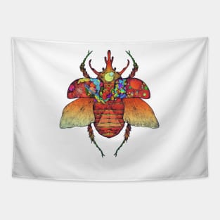 Kosmik  Beetle Red Tapestry