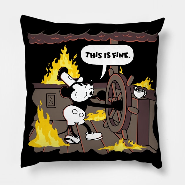 Everything is fine aboard the steamboat Pillow by rmtees