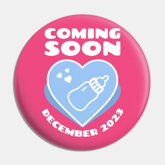 Baby Announcement. Feeding Bottle. December 2023 Pin by KOTYA