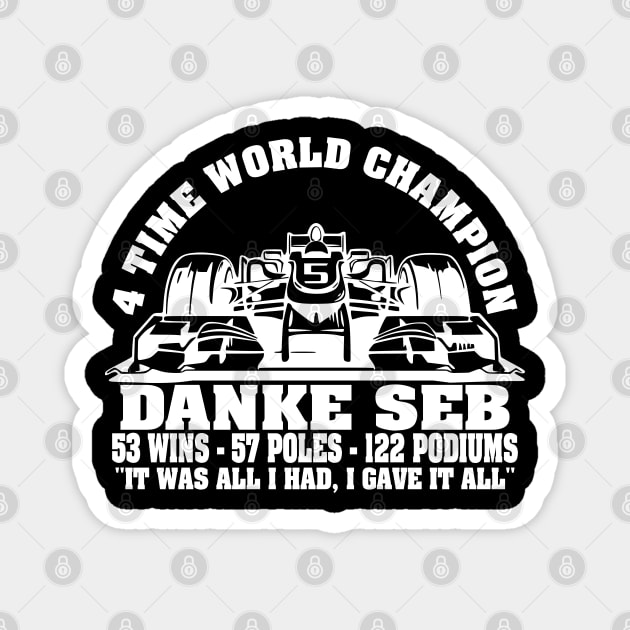 Danke Seb Magnet by Lifeline/BoneheadZ Apparel