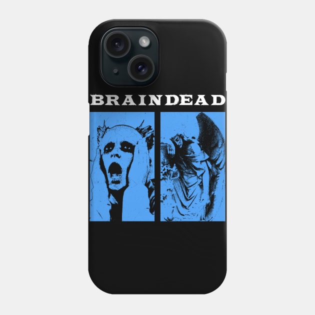 horror style brain dead Phone Case by CatharsisApparel