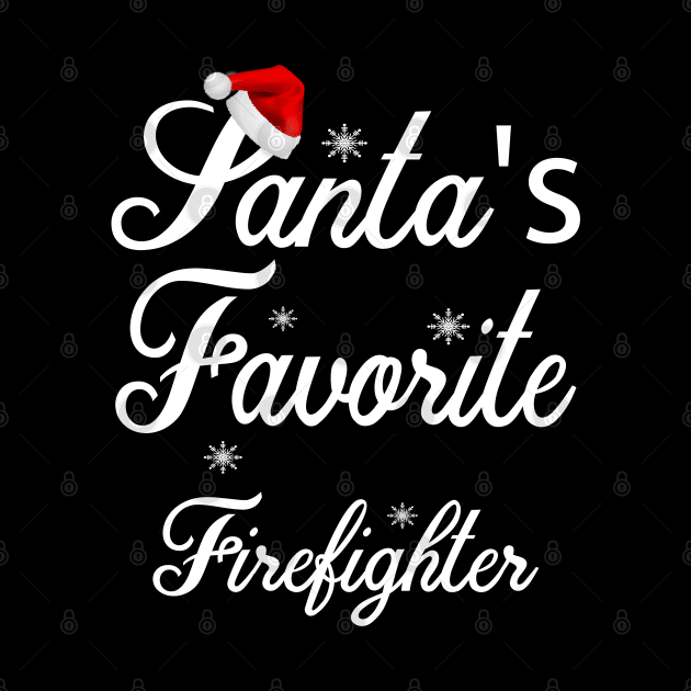 santas favorite firefighter by NiceTeeBroo