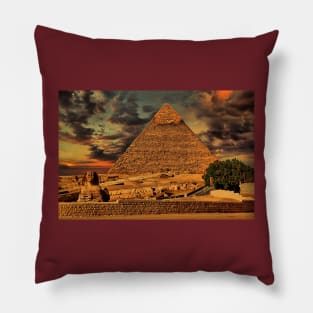 Egypt. Cairo. Giza. Piramide & Sphinx. Pillow