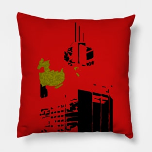 Ghostbusters International Skyrise Logo II Pillow