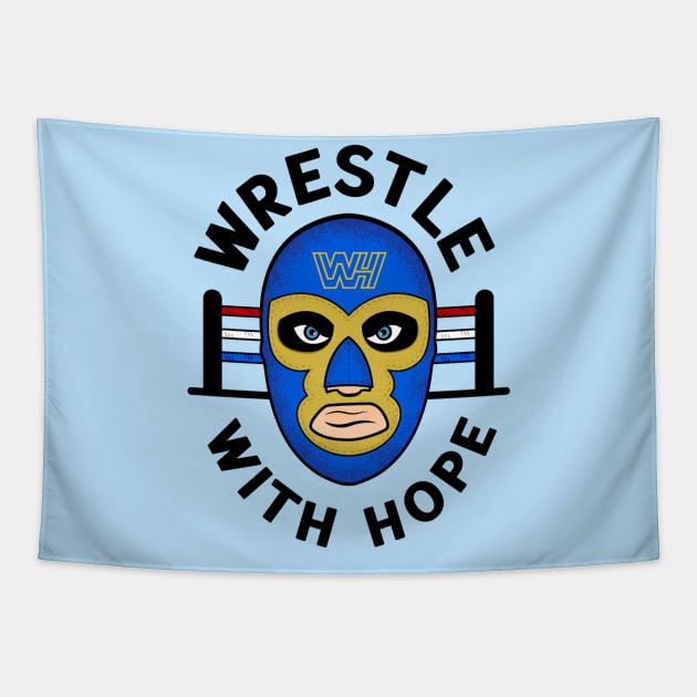 The Lucha With Hope Tapestry by Flip City Tees