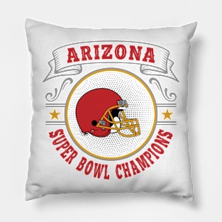 Arizona Super Bowl Champions Pillow