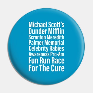 Michael Scott's Dunder Mifflin Fun Run Pin