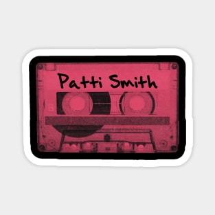 Patti Smith Cassette Tape Vintage Magnet