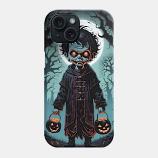 Trick or Treat Zombie Kid Phone Case