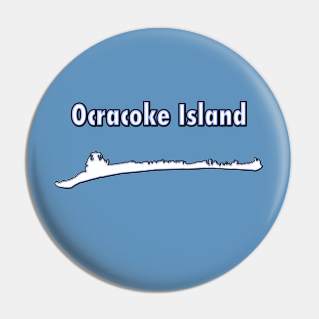 Ocracoke Island Map Outline Pin by Trent Tides