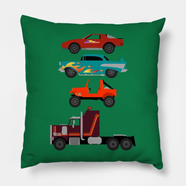 The Car's The Star: M.A.S.K. Pillow by Paulychilds