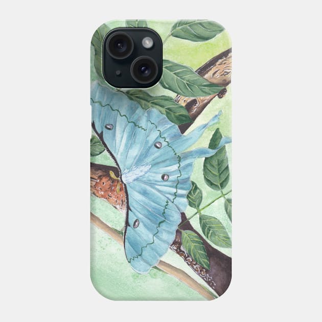 Blue butterfly Phone Case by feafox92