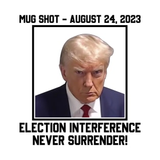 Free Trump Never Surrender Trump Photo T-Shirt