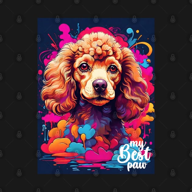 My Best Paw Poodles Graffiti by UB design