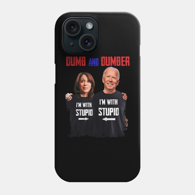 Dumb and Dumber I'm stupid Phone Case by Rosiengo