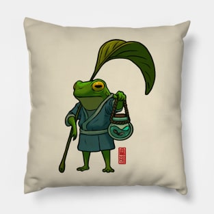 frog and child Pillow