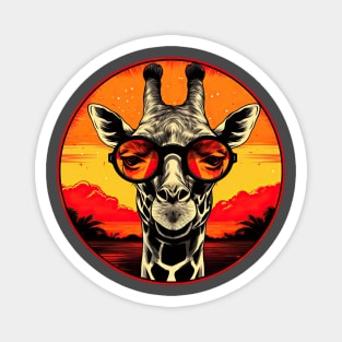 Sunglasses giraffe Magnet