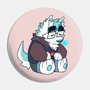 Furry OC Mints Sleepy Pin