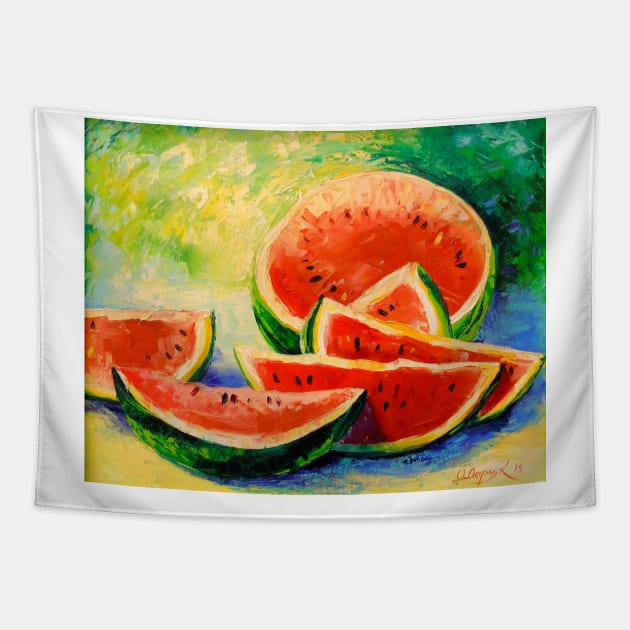 Watermelon Tapestry by OLHADARCHUKART