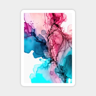 Radiant Spectrum - Abstract Alcohol Ink Art Magnet