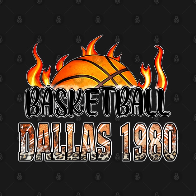 Classic Basketball Design Dallas Personalized Proud Name by Irwin Bradtke