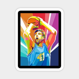 DIRK NOWITZKI POP ART Magnet