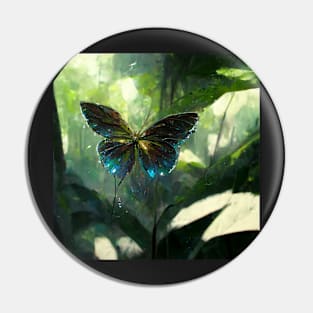 Damartinart butterfly Pin