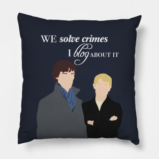 Sherlock Blog Quote Pillow