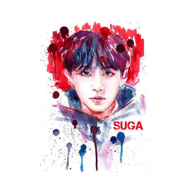 SUGA Red & Blue - Bts - T-Shirt