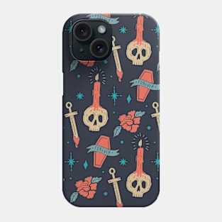 Halloween Skulls Pattern Phone Case