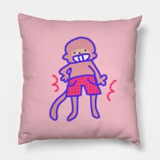 Pink Shorts Monkey Pillow