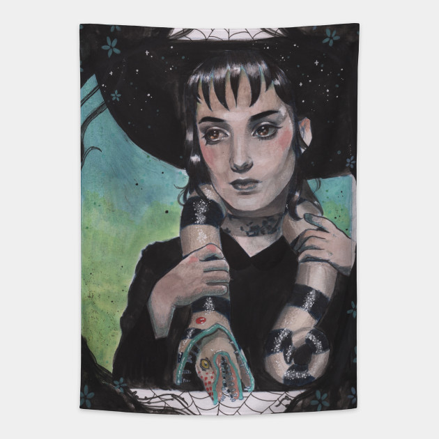 Lydia Deetz Beetlejuice Tapestry Teepublic