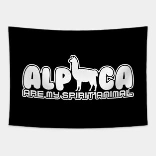 Alpaca are my Spirit Animal Tapestry