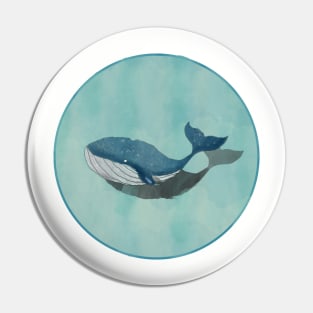 Whale in the water Pin