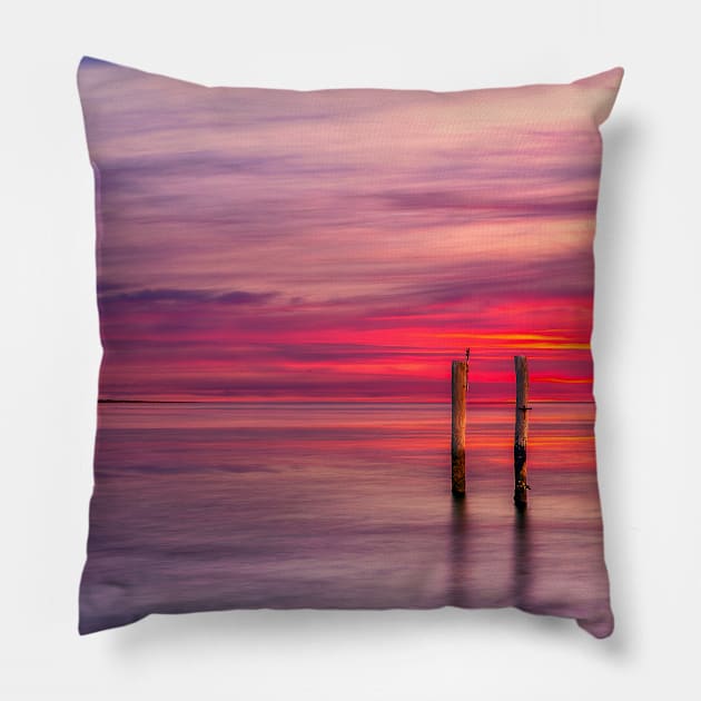 Streaky Bay, South Australia Pillow by paulmp