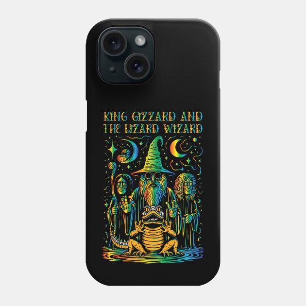 King Gizzard and The Lizard Wizard // Original Fan Art Phone Case by Trendsdk