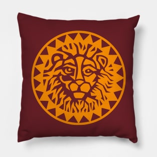 YELLOW SUN LION Pillow