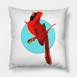 Red Bird Pillow