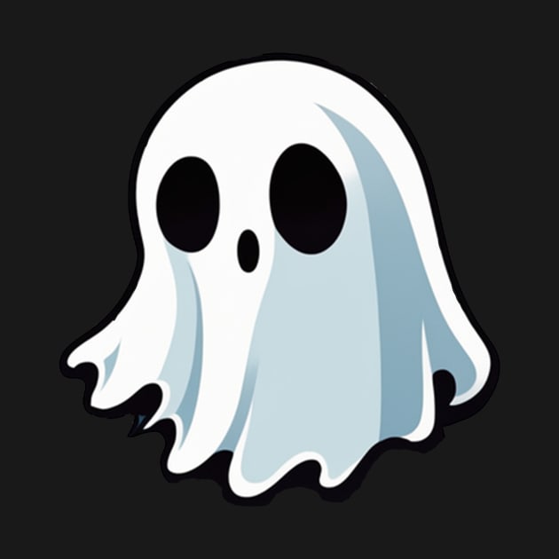 Cute chunky ghost halloween design by Edgi