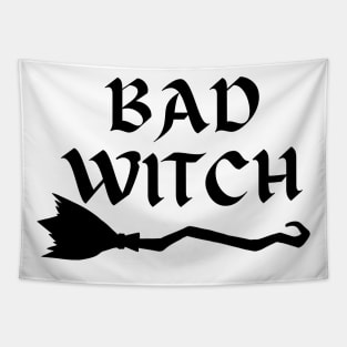 Bad Witch Halloween Cute Graphic Design Minimalistic Tapestry