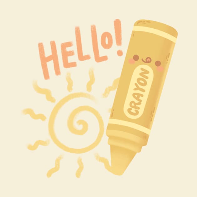 Hello Crayon by BiillustrationID