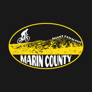 Mountain Biking on Mount Tamalpais Marin County T-Shirt