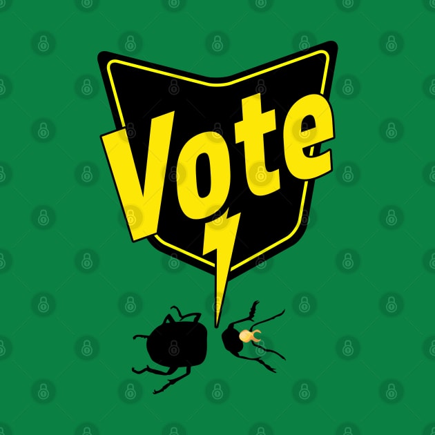 Know Your Parasites Vote Bug Spray by OrangeMonkeyArt