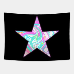 Psychedelic Star Tapestry