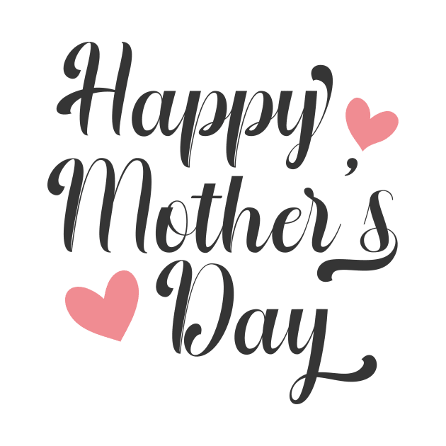 Simple and Elegant Happy Mother's Day Calligraphy by Jasmine Anderson